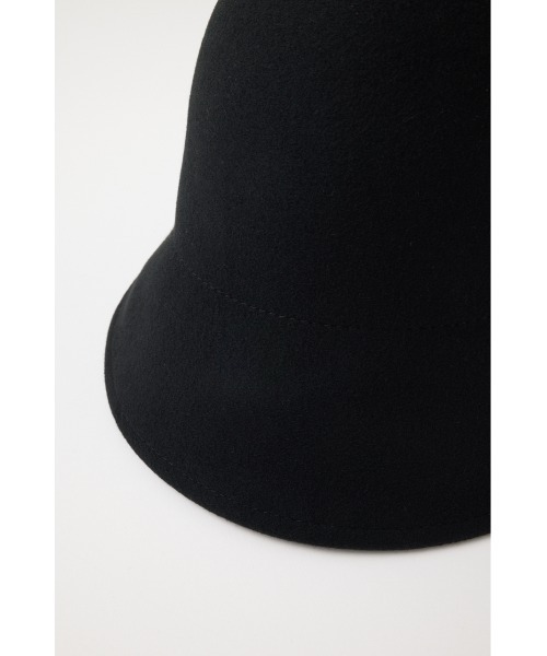 MOUSSY（マウジー）の「FELT BELL ハット（ハット・レディース・ブラック/ベージュ・FREE）」の8枚目の写真