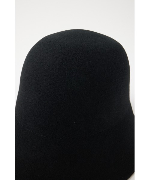 MOUSSY（マウジー）の「FELT BELL ハット（ハット・レディース・ブラック/ベージュ・FREE）」の7枚目の写真
