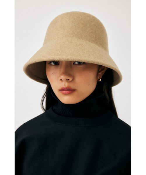 MOUSSY（マウジー）の「FELT BELL ハット（ハット・レディース・ブラック/ベージュ・FREE）」の20枚目の写真