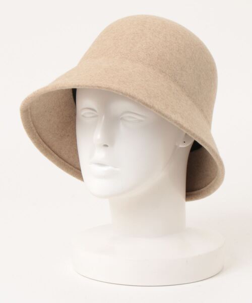 MOUSSY（マウジー）の「FELT BELL ハット（ハット・レディース・ブラック/ベージュ・FREE）」の5枚目の写真