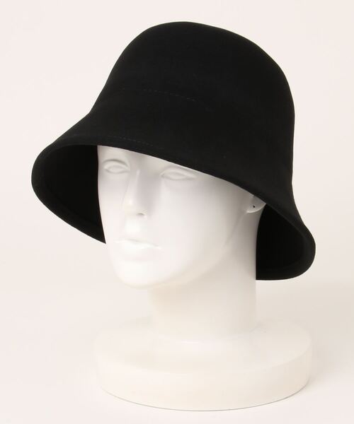 MOUSSY（マウジー）の「FELT BELL ハット（ハット・レディース・ブラック/ベージュ・FREE）」の4枚目の写真
