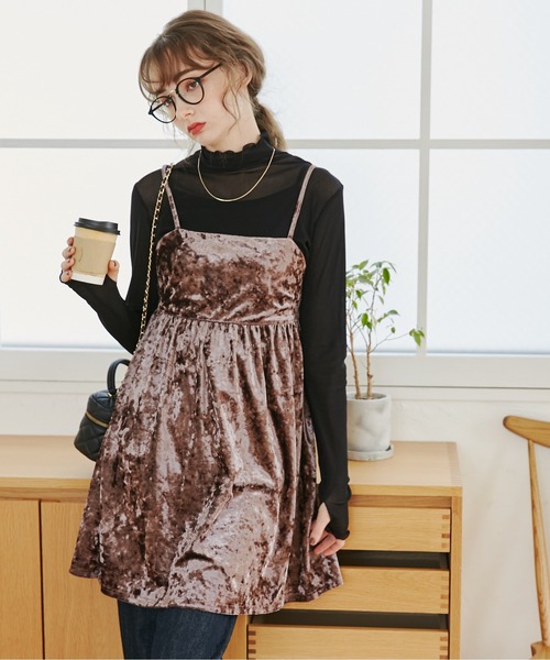 cygne ベロア　キャミソール ベロアキャミソール Maw｜Cygne(シーニュ) 公式サイト