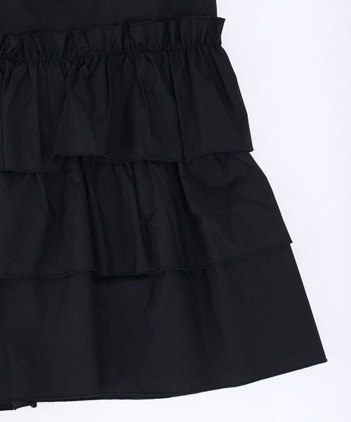 WC(ダブル シー)の「フリルベルトロングスカート(スカート・レディース・ブラック/ホワイト・FREE)」の20枚目の写真