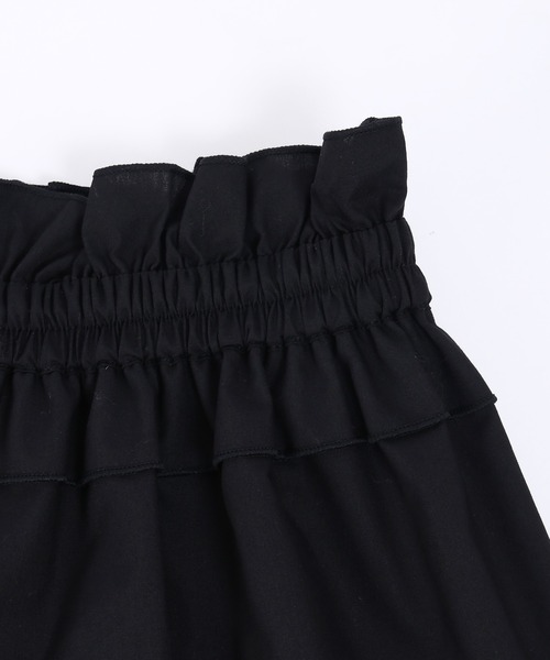 WC(ダブル シー)の「フリルベルトロングスカート(スカート・レディース・ブラック/ホワイト・FREE)」の21枚目の写真