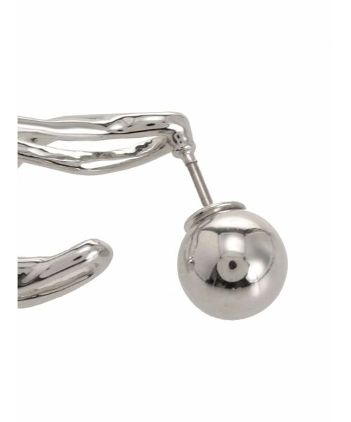 LAGUNAMOON(ラグナムーン)の「ランダムカーブデザインピアス(ピアス(両耳用)・レディース・シルバー/ゴールド・FREE)」の5枚目の写真