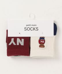 petit main | NY・くまソックス2P(ソックス/靴下)