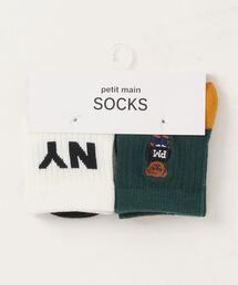 petit main | NY・くまソックス2P(ソックス/靴下)