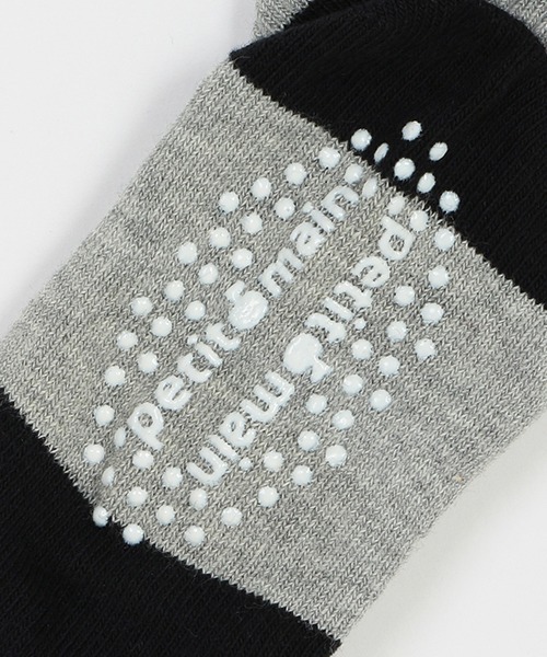 petit main（プティマイン）の「NY・くまソックス2P（ソックス/靴下・キッズ・エンジ/オフホワイト/ネイビー・L/SS/S/M）」の8枚目の写真