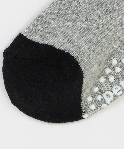 petit main（プティマイン）の「NY・くまソックス2P（ソックス/靴下・キッズ・エンジ/オフホワイト/ネイビー・L/SS/S/M）」の9枚目の写真