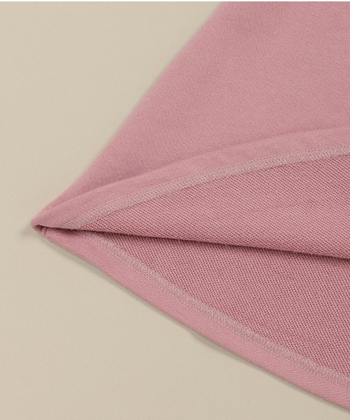 Love&Peace&Money(ラブアンドピースアンドマネー)の「ボアポシェット裏毛ワンピース(ワンピース・キッズ・ピンク/ネイビー・80cm/90cm/100cm/110cm/120cm/130cm)」の10枚目の写真