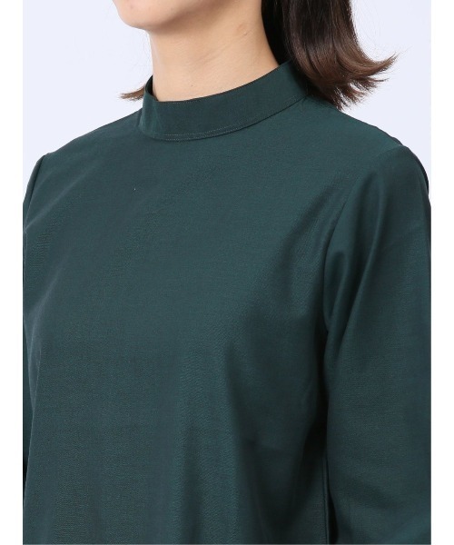 m.f.editorial（エムエフエディトリアル）の「【WEB限定販売】m.f.エディトリアル レディース 起毛 スタンドカラープルオーバー長袖ブラウス（シャツ/ブラウス・レディース・グレー/グリーン・S/LARGE/MEDIUM）」の21枚目の写真