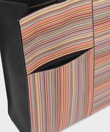 Paul Smith トートバッグ シグネチャー ジップストライプ Paul Smith｜シグネチャーストライププラー トートバッグ