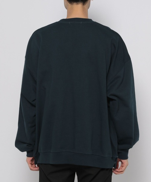 RAGEBLUE（レイジブルー）の「【WEB限定】オーバーサイズ/ヘビーウェイト/サイドスリットスウェットクルー（スウェット・メンズ・ホワイト/ブラック/ダークグリーン/ダークグレー/レッド・FREE）」の14枚目の写真