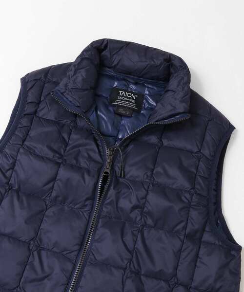 TAION（タイオン）の「TAION HI NECK W-ZIP DOWN VEST（ダウンベスト