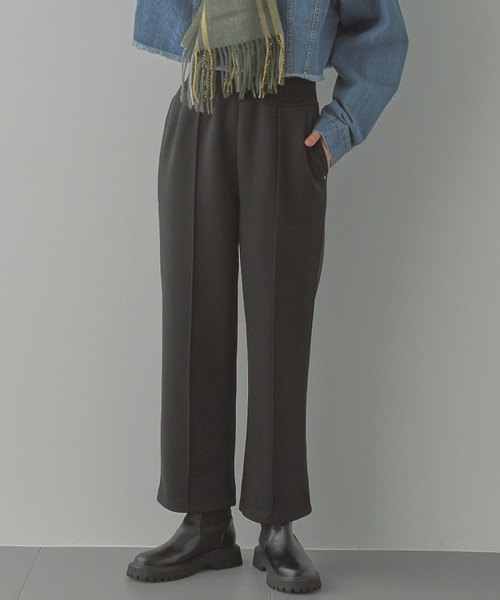 saloon(サルーン)の「SALOON(サルーン)/軽量ボンディングパンツ(スウェットパンツ・レディース・ライトグレー/ブラック/ブルー・FREE)」の1枚目の写真