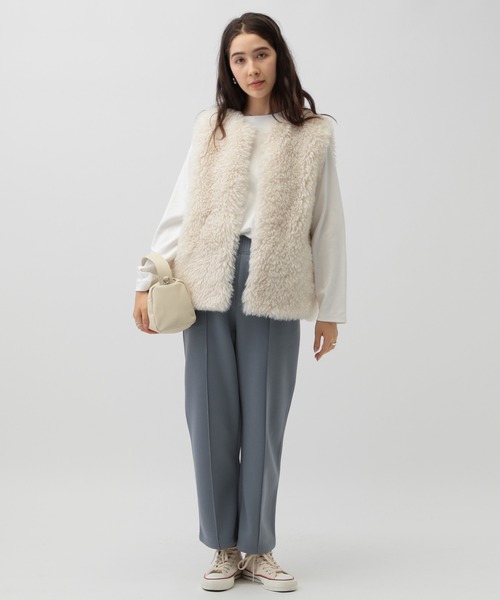 saloon(サルーン)の「SALOON(サルーン)/軽量ボンディングパンツ(スウェットパンツ・レディース・ライトグレー/ブラック/ブルー・FREE)」の17枚目の写真