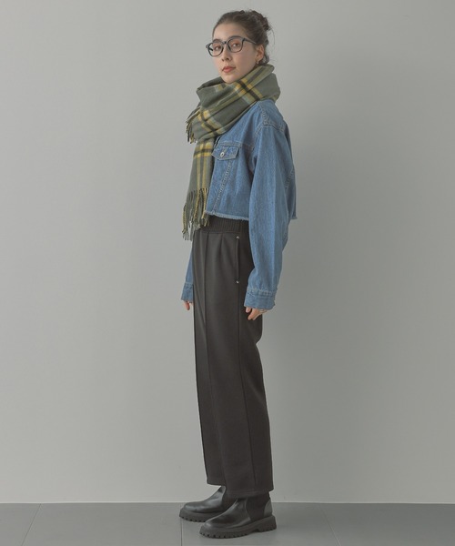 saloon(サルーン)の「SALOON(サルーン)/軽量ボンディングパンツ(スウェットパンツ・レディース・ライトグレー/ブラック/ブルー・FREE)」の14枚目の写真