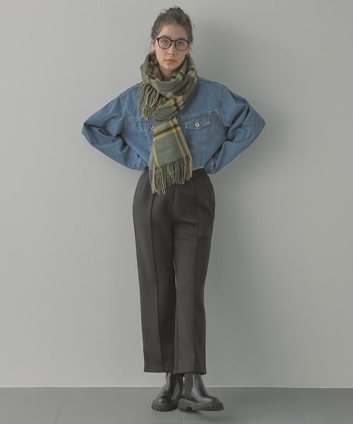 saloon(サルーン)の「SALOON(サルーン)/軽量ボンディングパンツ(スウェットパンツ・レディース・ライトグレー/ブラック/ブルー・FREE)」の12枚目の写真