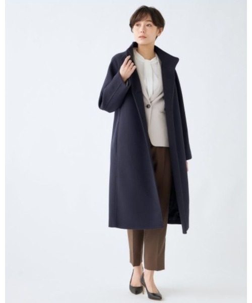 セール】【4S】ダブルフェイス/スタンドカラーコート（その他アウター