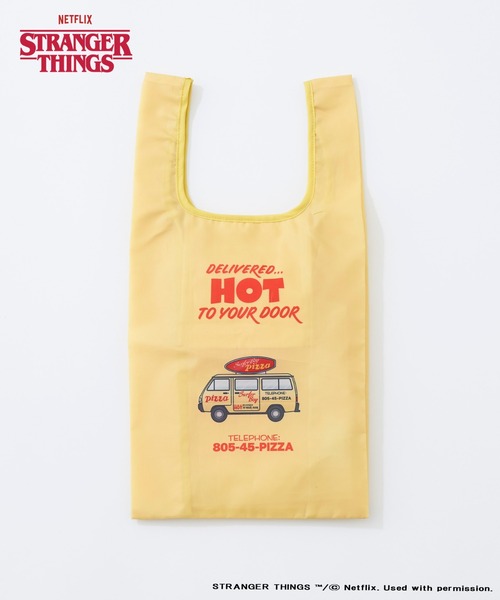 CIAOPANIC TYPY（チャオパニックティピー）の「【Stranger Things/ストレンジャー・シングス】パッカブルアソート柄エコバッグ（エコバッグ/サブバッグ・レディース・イエロー/ブルー/シルバー/ミント/ブラック・ONE SIZE）」の8枚目の写真