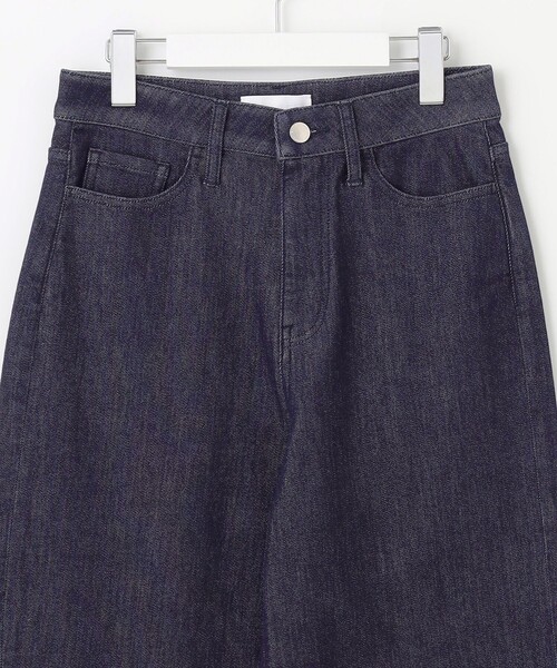 自由区（ジユウク）の「ウスカルデニム ワイドパンツ（デニムパンツ・レディース・ネイビー系/ダルブルー系/グレー系・48/46/44）」の13枚目の写真