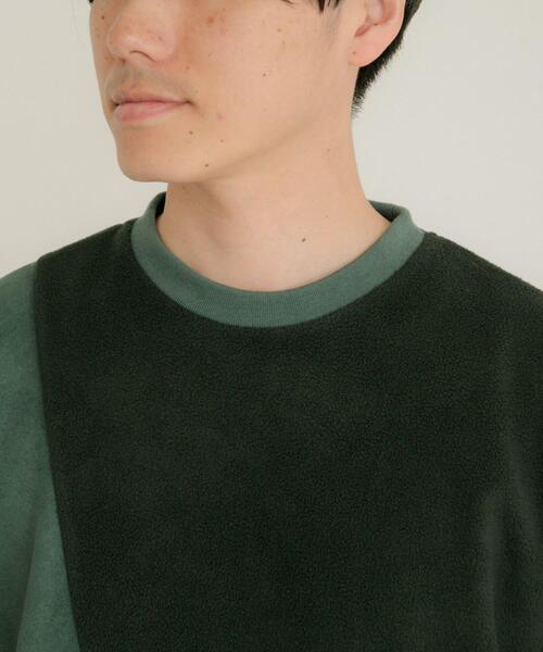 ITEMS URBANRESEARCH（アイテムズ アーバンリサーチ）の「『静電気防止』裏フリースフェイクスウェード クレイジープルオーバー（その他トップス・メンズ・ブラック/ブルー/アイボリー/グリーン・MEDIUM/LARGE）」の19枚目の写真