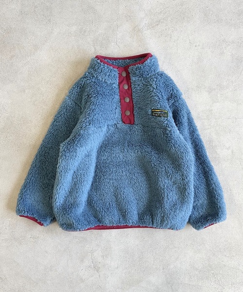 BIG FIELD(ビッグフィールド)の「ボアフリーススナップジャケット/プルオーバー(90~150cm)(その他アウター・キッズ・ベージュ/ブルー/レッド/ブラック・90/110/120/130/140/150/100)」の14枚目の写真