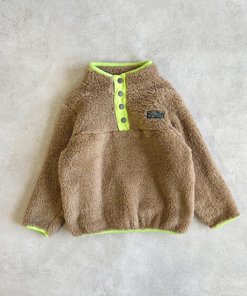 BIG FIELD(ビッグフィールド)の「ボアフリーススナップジャケット/プルオーバー(90~150cm)(その他アウター・キッズ・ベージュ/ブルー/レッド/ブラック・90/110/120/130/140/150/100)」の19枚目の写真