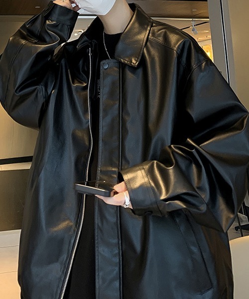 Ressaca（レサーカ）の「ヴィンテージライクフェイクレザージャケット