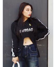 EVRIS | ユニフォームグラフィックガーターTシャツ(Tシャツ/カットソー)