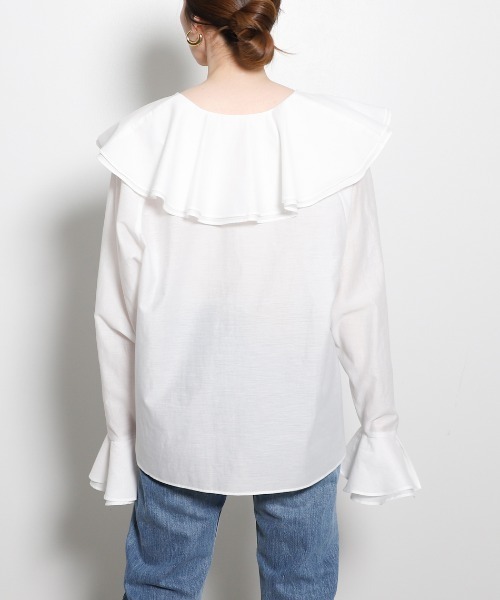 MICA&DEAL（マイカ＆ディール）の「【marmors】frill collar bl