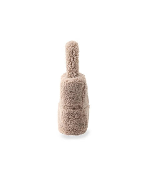 VICKY(ビッキー)の「【KOREAN ITEM】ボアミニトートバッグ(トートバッグ・レディース・ベージュ/オフホワイト・FREE)」の3枚目の写真