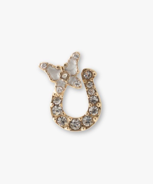 ANNA SUI（アナスイ）の「馬蹄モチーフ ピアス（ピアス（両耳用）・レディース・パープル/ホワイト/ピンク・ONE SIZE）」の9枚目の写真