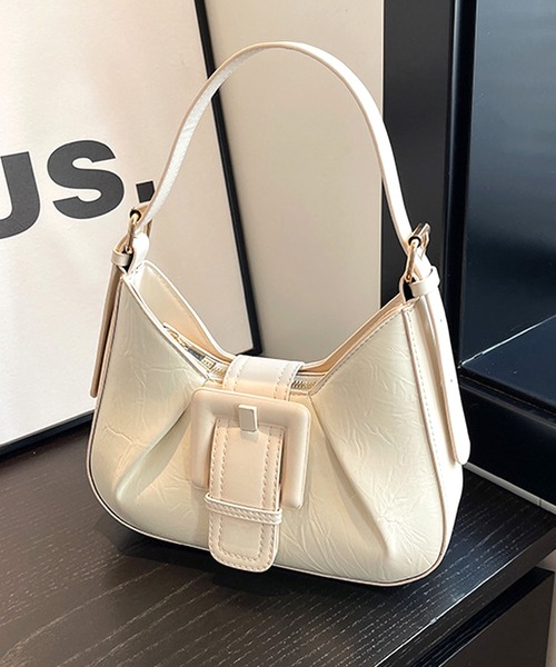 Dewlily（デューリリー）の「しわ加工ミニショルダーバッグ（ショルダーバッグ・レディース・ホワイト/グリーン/シルバー/ブラック・FREE）」の9枚目の写真
