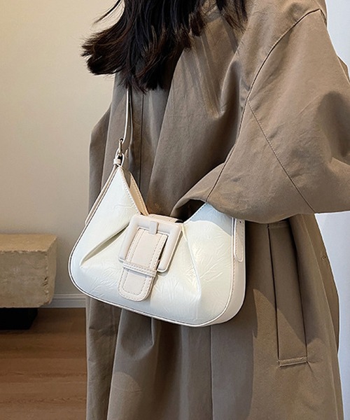 Dewlily（デューリリー）の「しわ加工ミニショルダーバッグ（ショルダーバッグ・レディース・ホワイト/グリーン/シルバー/ブラック・FREE）」の19枚目の写真