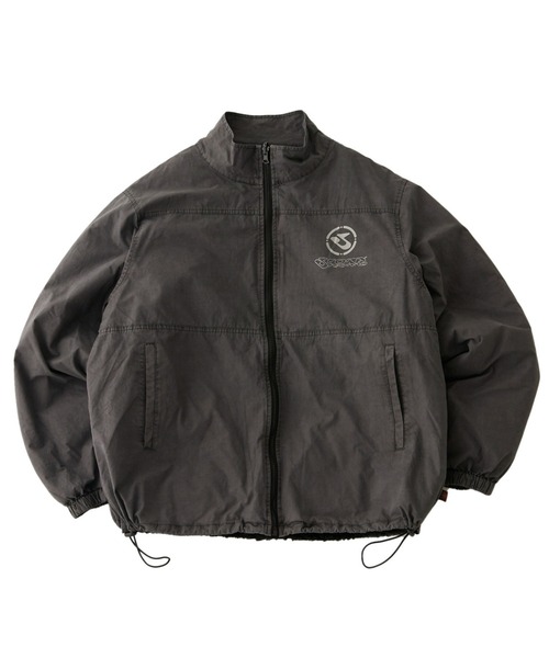 WHO'S WHO gallery(フーズフーギャラリー)の「【KOOKY'N/クーキー】BRONXリバーシブルボアジャケット(ブルゾン・メンズ・アイボリー/ブラック/チャコールグレー/ネイビー・FREE)」の4枚目の写真