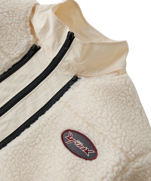 WHO'S WHO gallery(フーズフーギャラリー)の「【KOOKY'N/クーキー】BRONXリバーシブルボアジャケット(ブルゾン・メンズ・アイボリー/ブラック/チャコールグレー/ネイビー・FREE)」の17枚目の写真