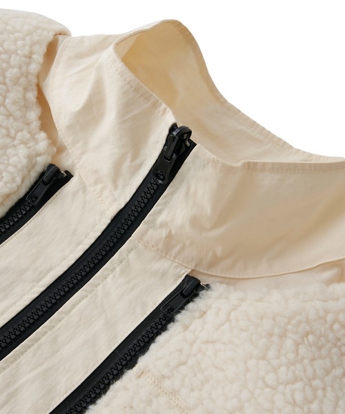 WHO'S WHO gallery(フーズフーギャラリー)の「【KOOKY'N/クーキー】BRONXリバーシブルボアジャケット(ブルゾン・メンズ・アイボリー/ブラック/チャコールグレー/ネイビー・FREE)」の18枚目の写真