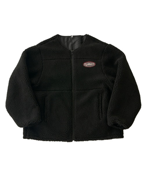 WHO'S WHO gallery(フーズフーギャラリー)の「【KOOKY'N/クーキー】BRONXリバーシブルボアジャケット(ブルゾン・メンズ・アイボリー/ブラック/チャコールグレー/ネイビー・FREE)」の21枚目の写真