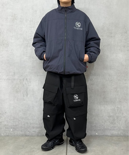 WHO'S WHO gallery(フーズフーギャラリー)の「【KOOKY'N/クーキー】BRONXリバーシブルボアジャケット(ブルゾン・メンズ・アイボリー/ブラック/チャコールグレー/ネイビー・FREE)」の8枚目の写真