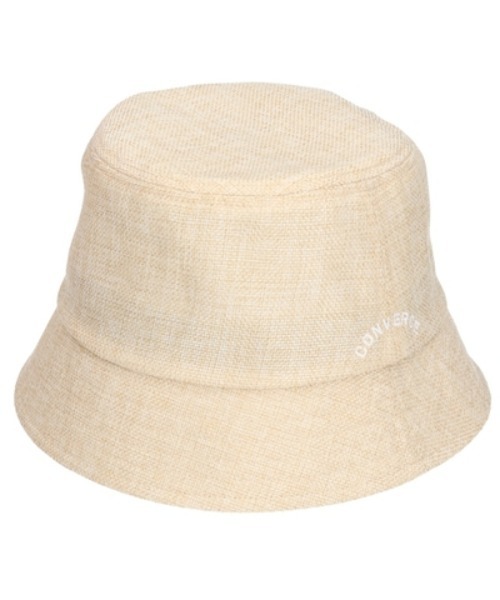 CONVERSE(コンバース)の「CONVERSE/コンバース CN SHEET BUCKET HAT(ハット・レディース・ピンク/ブラック/ベージュ・57㎝)」の1枚目の写真
