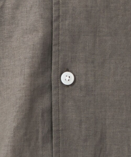green label relaxing（グリーンレーベルリラクシング）の「【WEB限定】JUSTFIT コットン 麻 ワイド カラー 長袖 シャツ（シャツ/ブラウス・メンズ・ホワイト/ブラック/モカ・L/M/S/XL）」の13枚目の写真