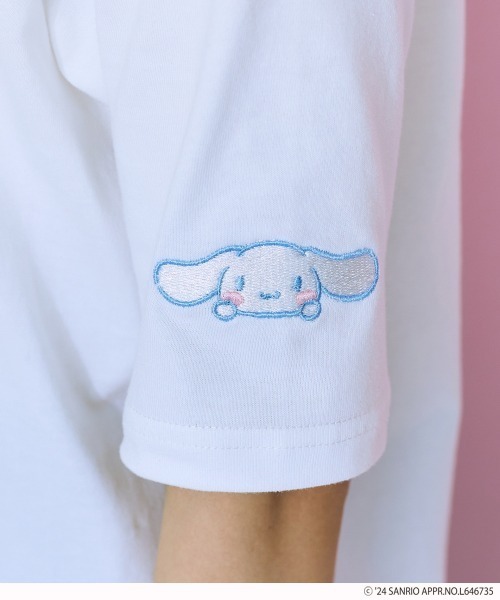 marun（マルン）の「＜大きいサイズ＞ サンリオキャラクター刺繍トップス marun（Tシャツ/カットソー・レディース・イエロー系/ブラック系/ホワイト系・L/LL/3L/4L/5L）」の17枚目の写真