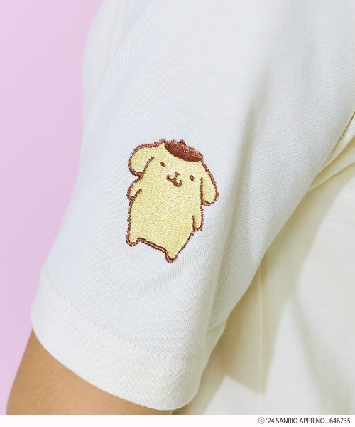 marun（マルン）の「＜大きいサイズ＞ サンリオキャラクター刺繍トップス marun（Tシャツ/カットソー・レディース・イエロー系/ブラック系/ホワイト系・L/LL/3L/4L/5L）」の18枚目の写真