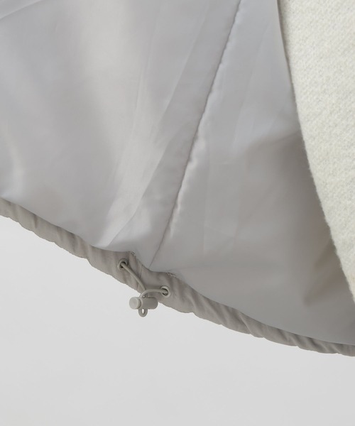 LAKOLE（ラコレ）の「2WAYモンスターコート / 995566（ナイロンジャケット・レディース・ブラック/オフホワイト/ライトグレー・SMALL/MEDIUM）」の16枚目の写真