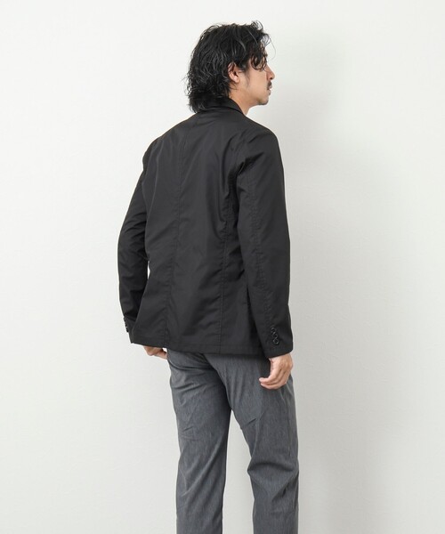 NOLLEY'S goodman（ノーリーズグッドマン）の「《ビジカジ対応》【小松マテーレ/LIMONTA】ナイロンイージージャケット（テーラードジャケット・メンズ・ベージュ/ブラック/ネイビー・L/S/XL/M）」の18枚目の写真
