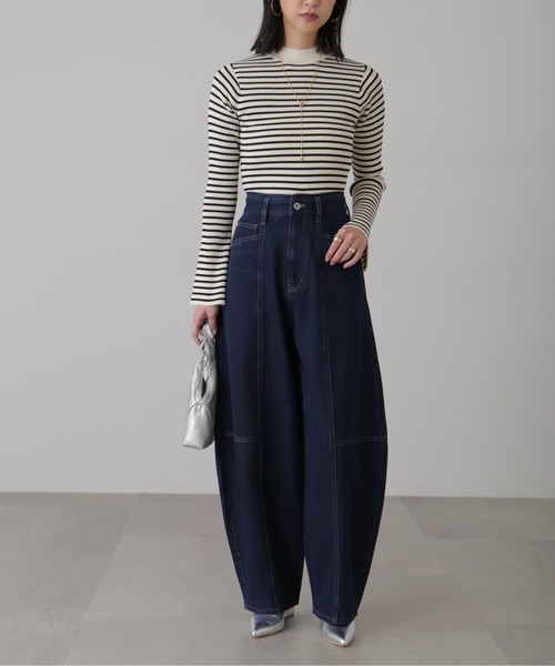 MUSINSA STANDARD LADY'S_パネルワイドデニムパンツ_2色 MUSINSA STANDARD LADY'S_パネルワイドデニムパンツ_2色
