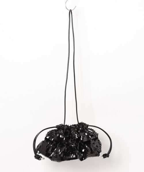 PAGEBOY（ページボーイ）の「CasseliniフリルスパンコールBAG（ショルダーバッグ・レディース・ピンク系その他/ブラック・FREE）」の3枚目の写真