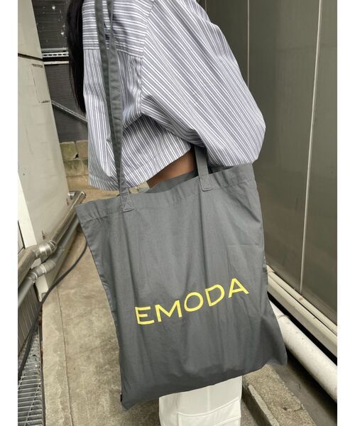 EMODA（エモダ）の「2トーンプリントエコバッグ（エコバッグ/サブバッグ・レディース・グリーン/グレー/ブルー・FREE）」の8枚目の写真
