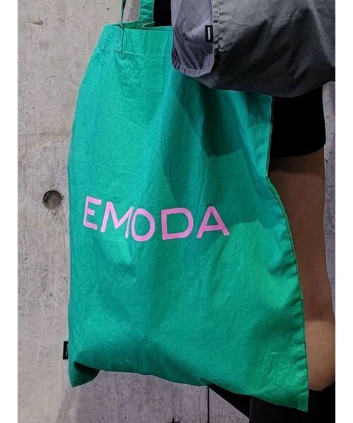EMODA（エモダ）の「2トーンプリントエコバッグ（エコバッグ/サブバッグ・レディース・グリーン/グレー/ブルー・FREE）」の10枚目の写真